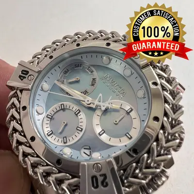 Invicta Reserve Herc Women's Watch 43mm, Mother-of-Pearl Oyster Dial, Stainless - Thumbnail 2